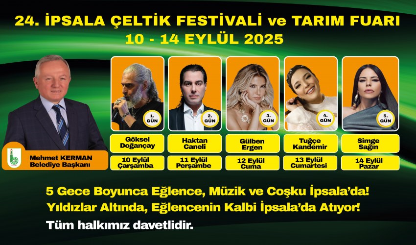 24. İpsala Çeltik Festivali ve Tarım Fuarı